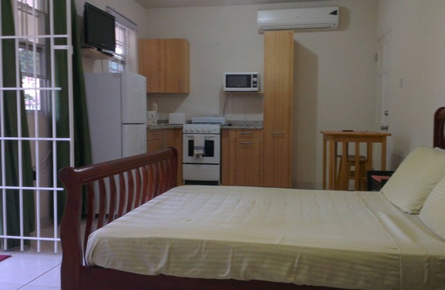 Estudio con aire acondicionado 1er piso con piscina