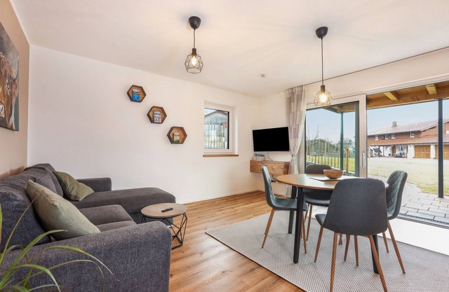 Piso «Alpenvorland» con vistas a las montañas, terraza, Wi-Fi y Royal Card incluidos