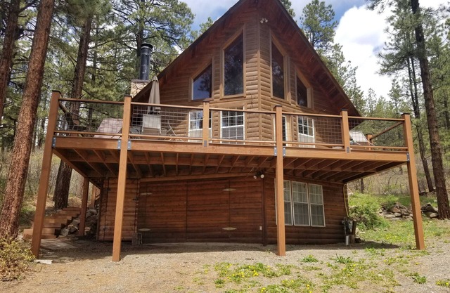 Ajuste de altitud de la cabaña de montaña cerca de Pagosa Springs, Colorado