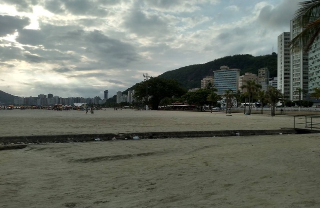 En la playa de Itararé