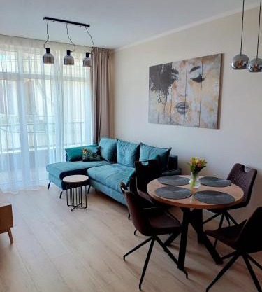 Apartament Grey 52, 3 min od plaży, basen, plac zabaw, darmowy parking!