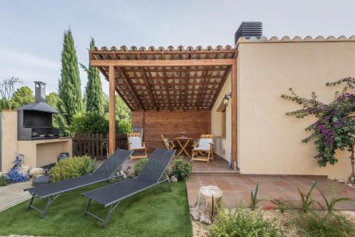 Apartament rural amb piscina alta