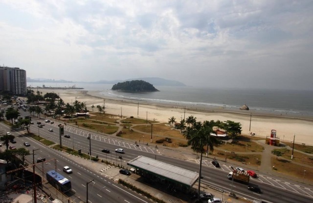 Apartamento no Flat Itararé Tower Beach - Vista ao Mar