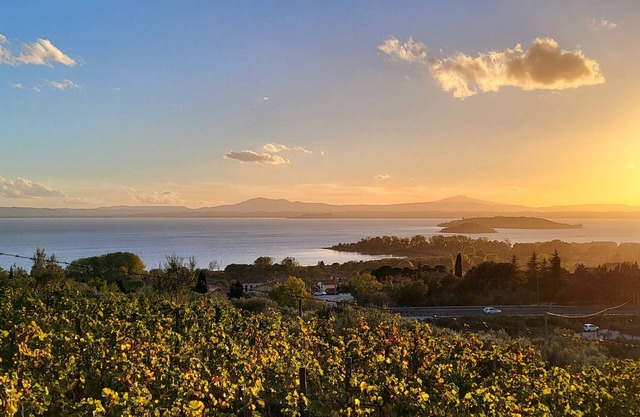 Cortijo con espléndidas vistas al lago Trasimeno