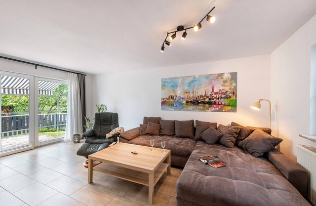 Apartamento 'Ferienwohnung An Der Haferkoppel' con terraza privada y Wi-Fi