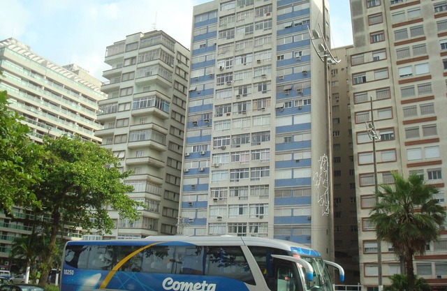 Apartamento frente al Embaré Santos Beach SP