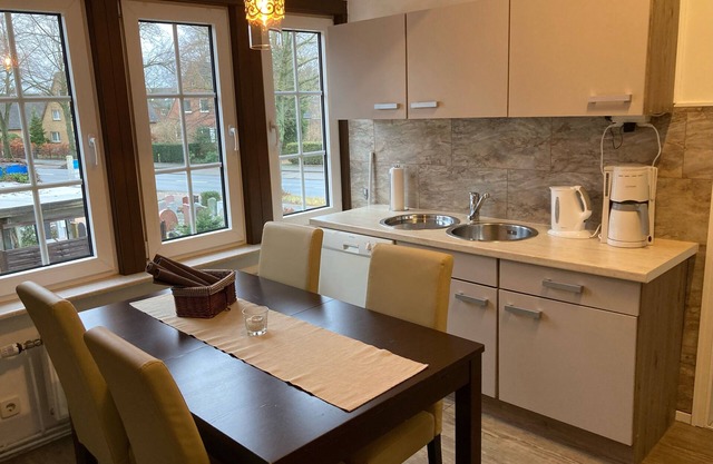 Apartamento en la antigua casa de campo, con vigas y ventanas de celosía