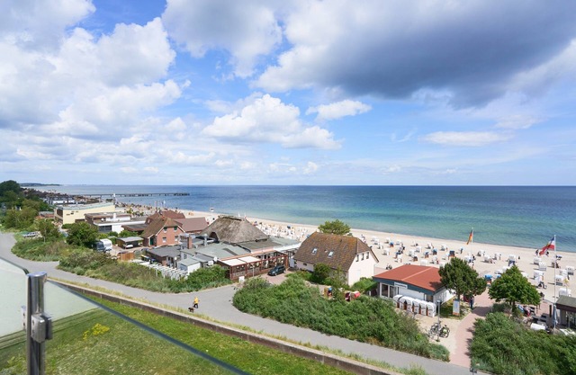 Apartamento 'Lütt Stuuv Strandhotel, Whg 38' con balcón