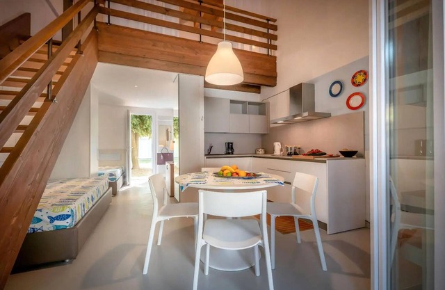 Apartamento 'Open Space Comfort 6' con piscina compartida, Wi-Fi y aire acondicionado