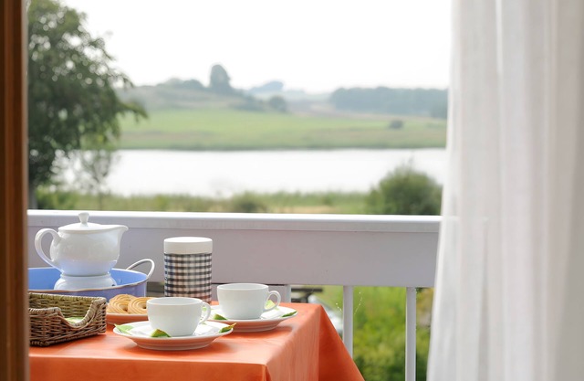 Apartamento 'Seeblick Ferienwohnung' con vistas al lago, jardín compartido y Wi-Fi