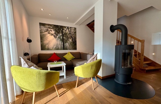 Apartamento 'Turmhaus' con terraza privada, jardín privado y Wi-Fi