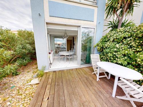 Appartement 2 chambres avec terrasse et parking à Frontignan Plage - FR-1-785-1