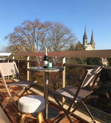 Appartement avec parking et balcon vue Cathédrale