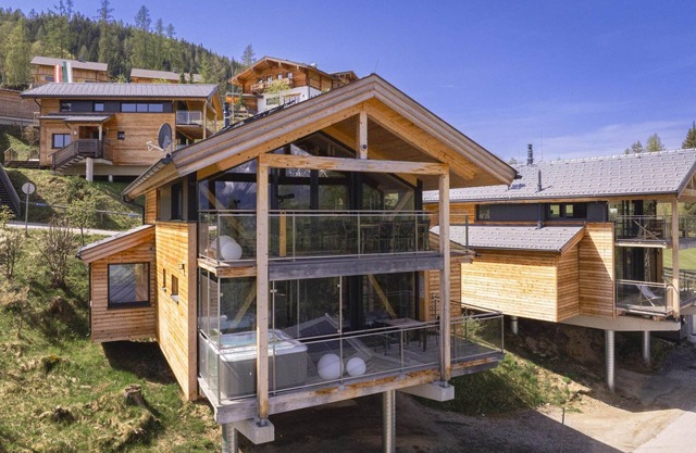 Atractivo chalet con sauna