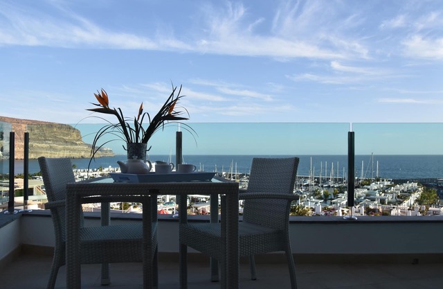Apto. 1ºB "Espectaculares vistas al mar y a la marina del Puerto de Mogán"