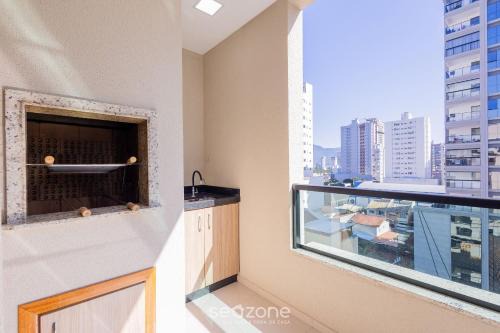 Apto c/Churrasq. 600m da Praia RGOA701