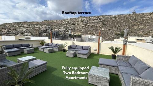 Arzella Apartments Xlendi, Premium 2BR, Bus Stop & Market Opposite