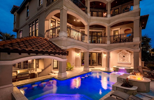 Vistas del golfo, piscina privada con bar Swim Up! ¡Ascensor!