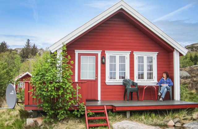 Bonita casa en Spangereid con cocina