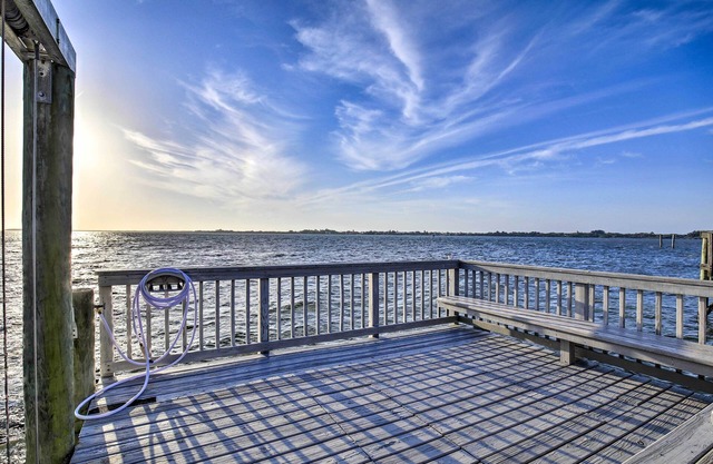 Stunning Bayfront Retreat with Pool, Spa & Dock!