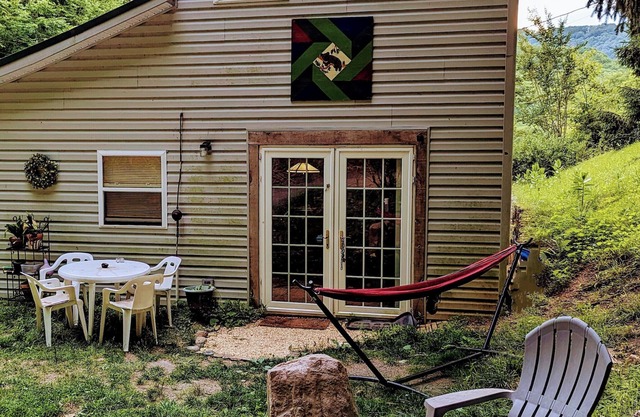 Bear necessities, everything you'll need, plus outdoor living space.
