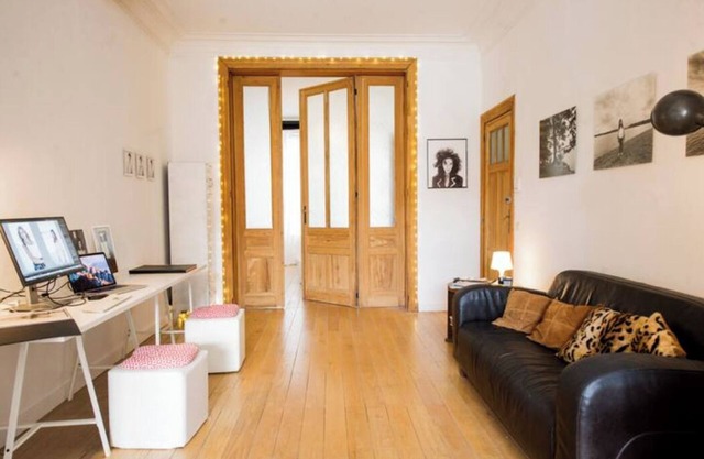 Beautiful 2-bedroom artist's apartment with all comforts in the heart of Saint-Gilles