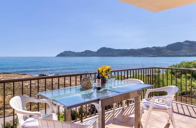 Hermosa casa en primera línea de playa para hasta 6 personas en Mallorca🏖️