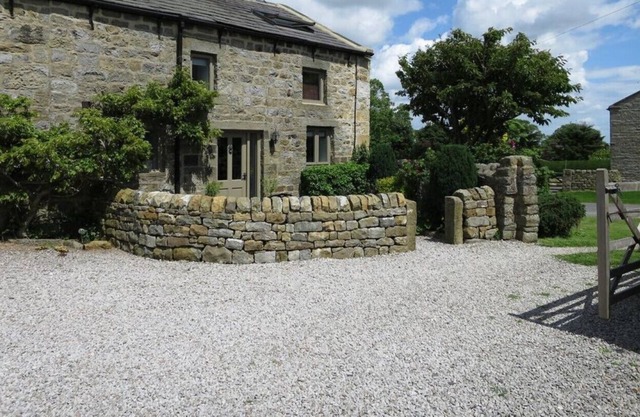 Hermosa cabaña de lujo de Yorkshire, el patio