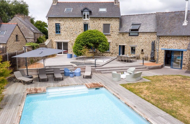 Preciosa casa de vacaciones privada con piscina privada, WIFI, TV, terraza y aparcamiento