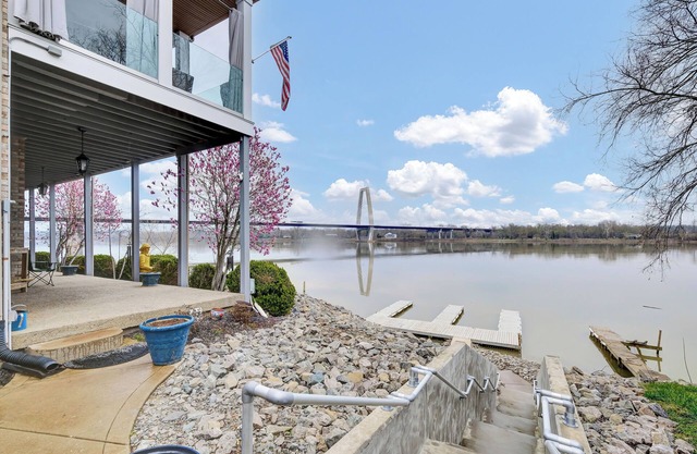 Beautiful views and sunrises overlooking the water. Spacious home with elevator.