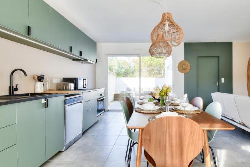 Belle maison pour 8 - 250m de la plage - terrasse