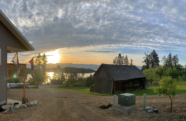 Breathtaking views of Flathead Lake and the Rocky Mountains