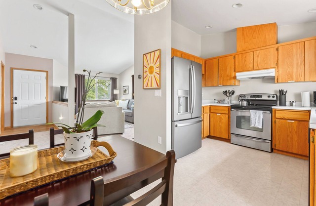 Bright, Single-level 2BR/2BA Townhome with Open Living Spaces and Relaxing Patio