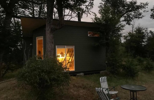 cabaña en el bosque