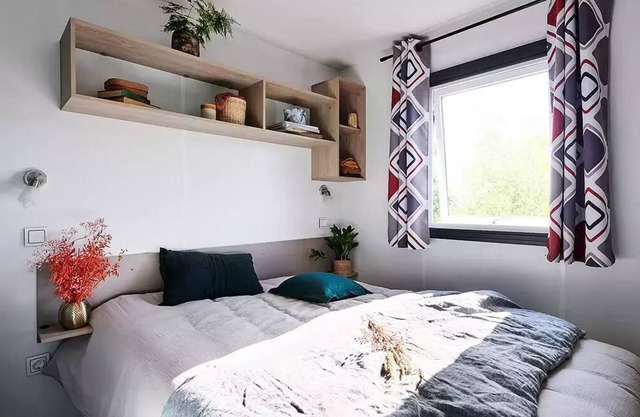 Camping Country Park Les Etangs Fleuris*** - Mobile home Lodge 4 rooms 6 people