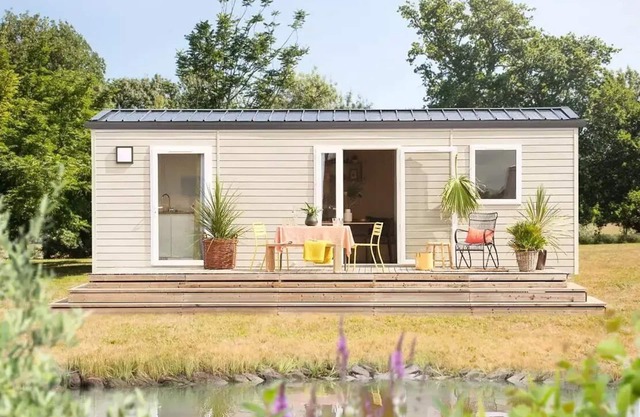 Camping l'Eau Vive **** - Cottage Family Grand Luxe 3 ch 6 persons