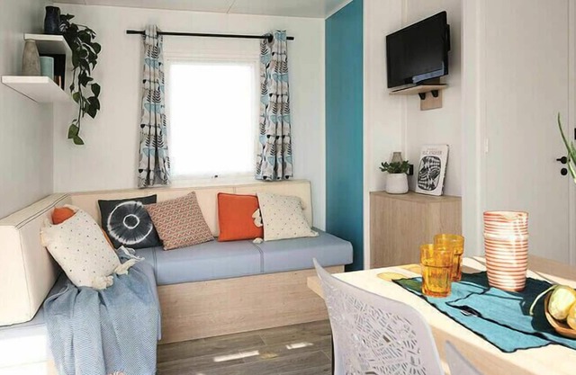 Camping Side O Port Manec'h *** - Mobil Home Standing 4 habitaciones 6 personas