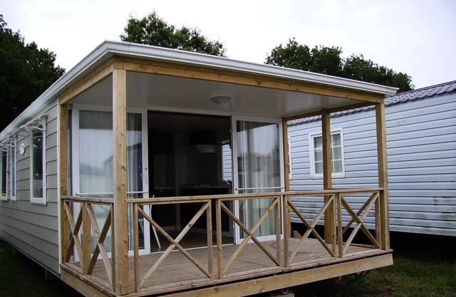 Camping Le Rochat *** - Casa móvil Duo 3 habitaciones 6 personas