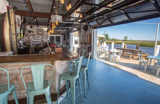 Barrio de los capitanes en Scipio Creek Marina