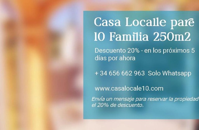 Casa Localle pare 10 Familia 250m2