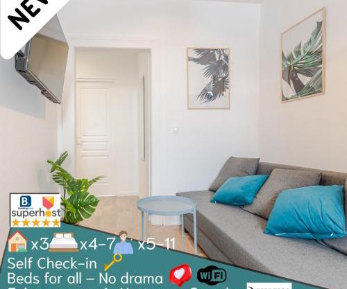 CATTENOM NEW NOVÝ NOU NOVO - 3 min Parking, Wi-Fi, Nespresso - Spacieux & serein, idéal pros et familles - Spacious & serene, perfect for pros & families