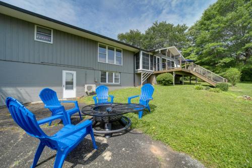 Centrally Located Brevard Home with Deck and Fire Pit!