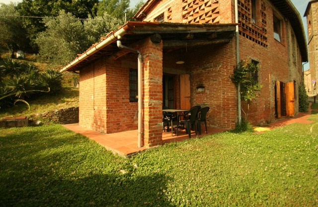 La Bio Fattoria del siglo XVII en las colinas de Lucca.