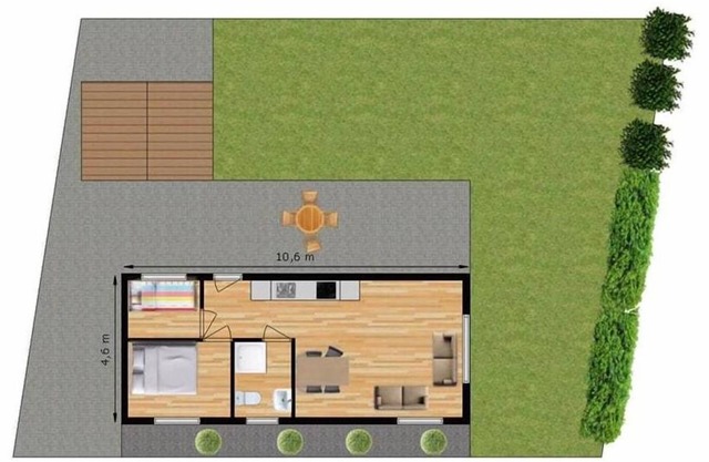 Chalet 130 - Dos Habitaciones Resort, Capacidad 4