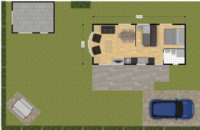 Chalet 80 - Dos Habitaciones Resort, Capacidad 4
