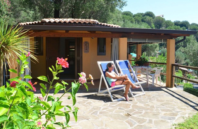 Chalet en Cilento con piscina y vistas