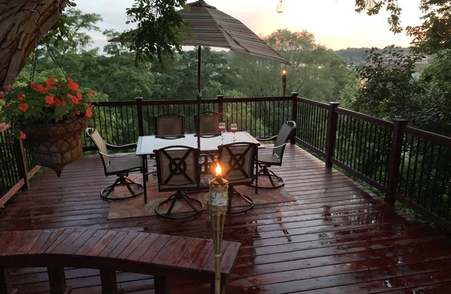 Encantadora casa en la colina con vista a la ciudad