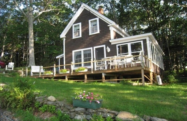 Encanto Woodsy Cottage - Vista al Mar con la isla de Monhegan