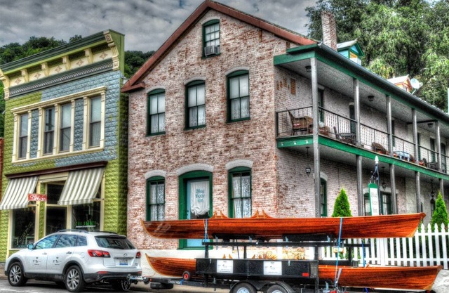 INN PUERTA AZUL, vistas al río Mississippi, Distrito Histórico Nacional