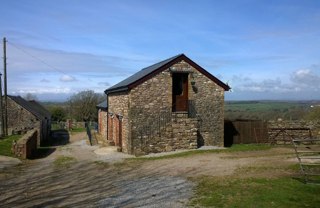 El antiguo molino en Little Walterstone Farm, Penmaen, península de Gower, Gales